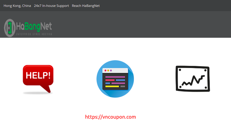 HaBangNet – 优惠10% 优惠券 – 特价机 香港 VPS – 直连 to中国, Mainland