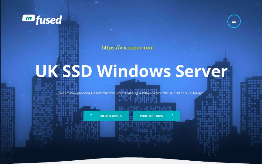 Infused Hosting – 优惠50% on UK VPS套餐 最低 4.99英镑每月