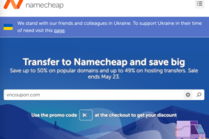 Namecheap 流量 Week Sale – Save 最高50% on popular 域名、最高49% on hosting 流量