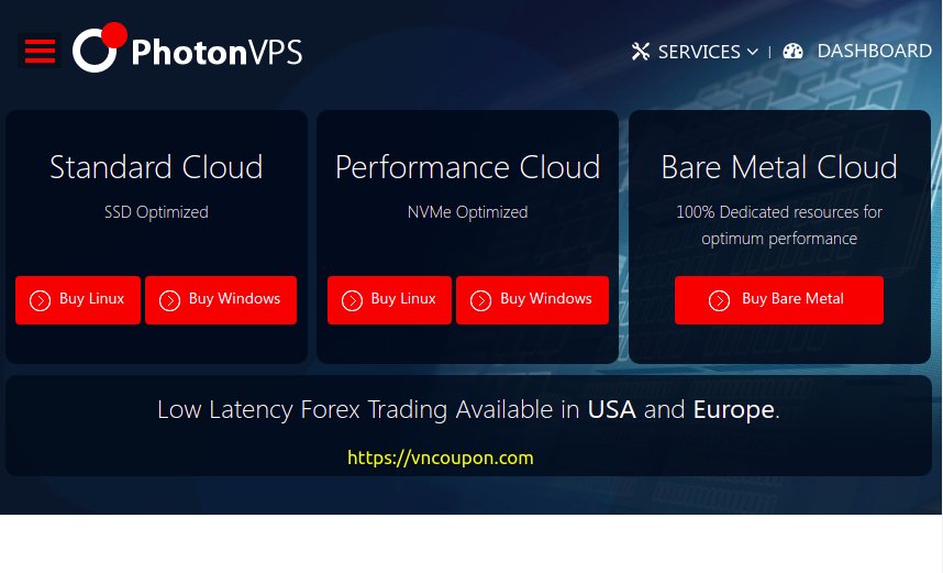 PhotonVPS – NVME Cloud VPS 最低 $5每月 – 优惠20% 永久