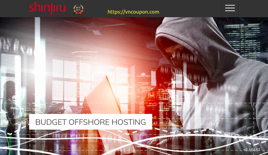 Shinjiru – 优惠30% Budget Offshore Hosting
