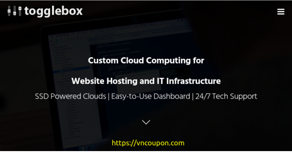 ToggleBox - 免费$50 Credit on Hourly Cloud VPS