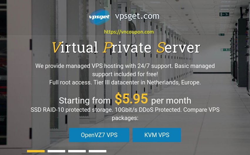 VPSGet – 优惠30% DDoS防护 SSD KVM VPS 最低 $4.55每月