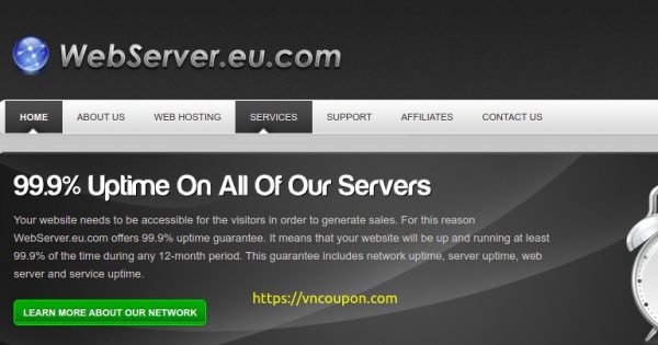 WebServer.eu.com - Managed SSD VPS Promos 最低 $20每月