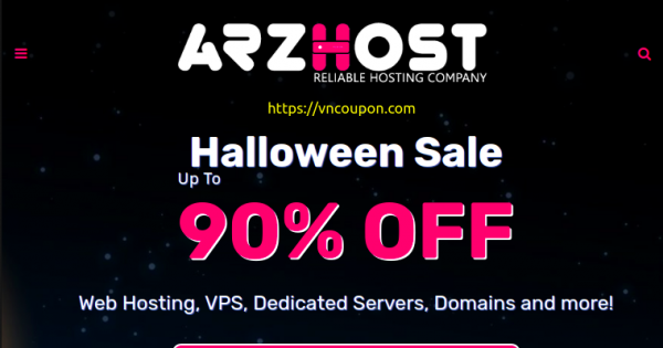 [Halloween 2021] ARZ Host - 最高优惠90% 虚拟主机, VPS, 独服, 域名、more!