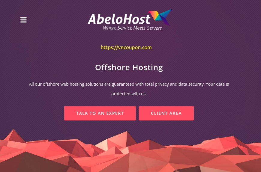 AbeloHost – Offshore KVM VPS Pro 提供 最低 €9.99每月 – 节省 20% if pay 36 months