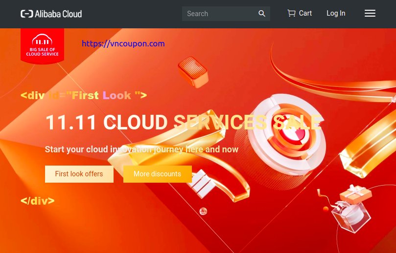 Alibaba Cloud – 11.11 Cloud Services Sale with $1