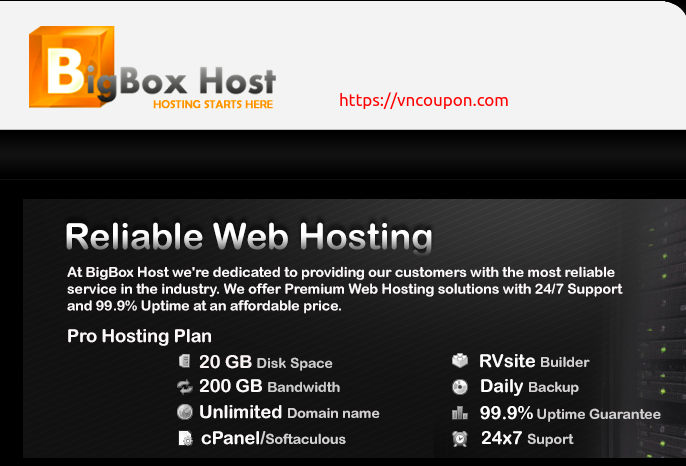 BigBoxHost 独服 Offer 最低 $50每月 – Xeon L5420 (8 Cores) / 16GB RAM