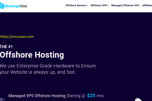 BlueAngelHost – Offshore VPS Promo 最低 $9.99每月 – 优惠10% Managed Offshore VPS