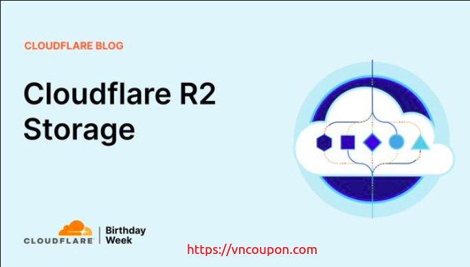 Cloudflare R2 Object Storage – $0.015 per GB of data stored per month