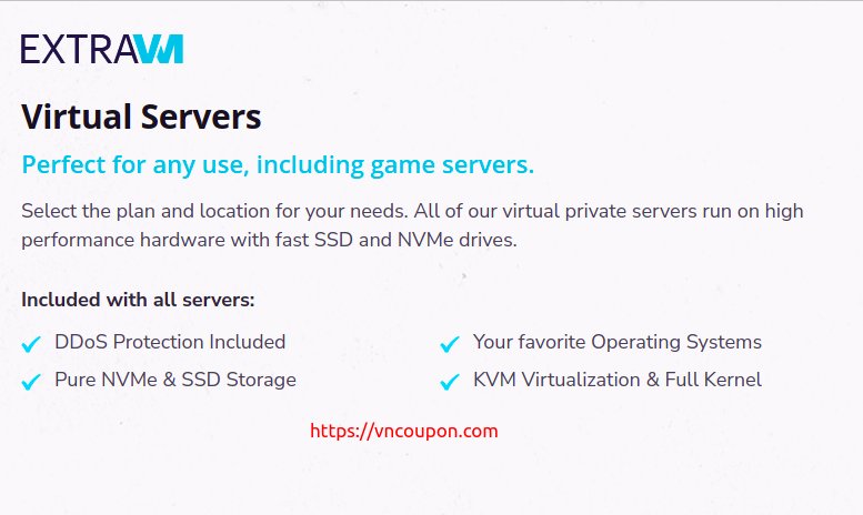 [11.11 Deals] ExtraVM – 特价机 VPS 提供 最低 $2.5每月