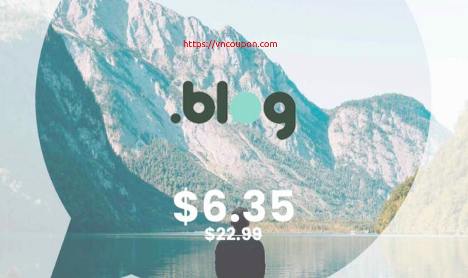 [Flash Sale] Get your .BLOG 域名 name for $6.35 (regular price $22.99) at NameSilo!