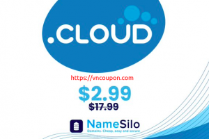 [Flash Sale] Register your .CLOUD 域名 name for 仅 $2.99 (regular price $17.99) at NameSilo!