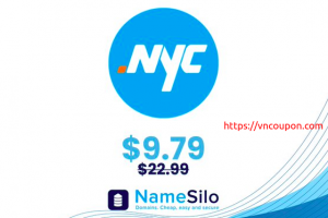NameSilo – Get your .NYC 域名 name for 仅 $9.79!