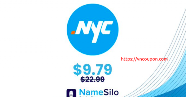 NameSilo - Get your .NYC 域名 name for 仅 $9.79!