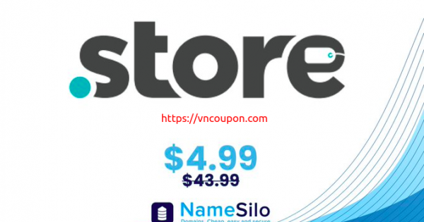 Get your .STORE 域名 name for $4.99 (regular price $43.99) at NameSilo!