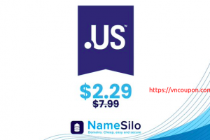 Get your .US 域名 name for $2.29 (regular price $7.99) at NameSilo! 
