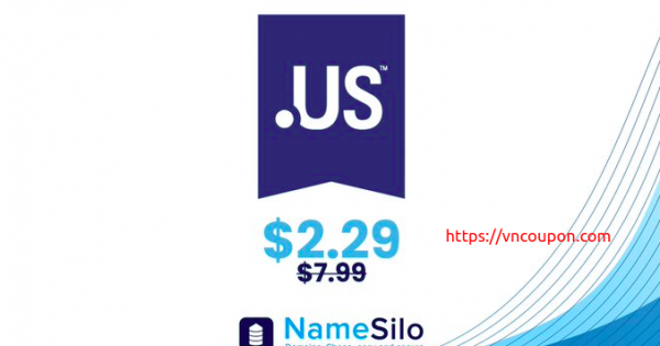 Get your .US 域名 name for $2.29 (regular price $7.99) at NameSilo! 