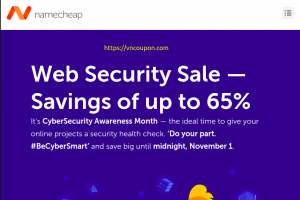 [Web Security Sale] Namecheap – Savings of 最高65%