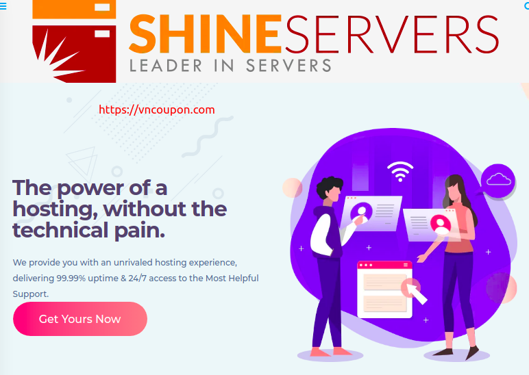 Shine Servers – Fully Managed VPS 最低 $15.99每月 + Get 优惠50% 优惠券!