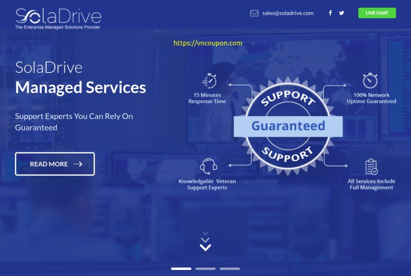 SolaDrive – 终身优惠25% on New Fully Managed Ryzen 9 VPS