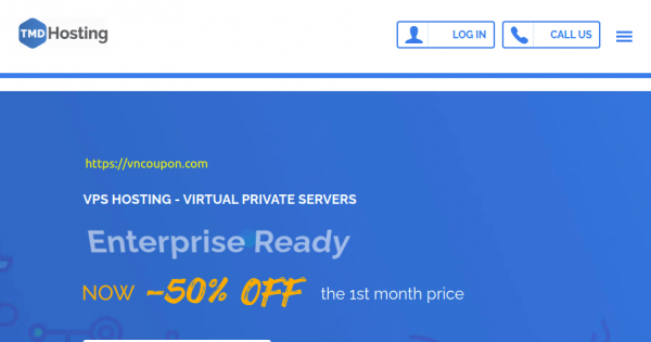 TMDHosting - 优惠50% first month on Fully Managed VPS 最低 $19.97每月 + 7% Extra 优惠券