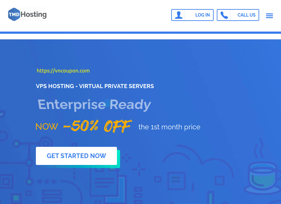 TMDHosting – 优惠50% first month on Fully Managed VPS 最低 $19.97每月 + 7% Extra 优惠券