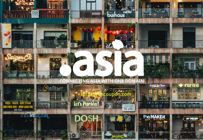 Dynadot – .ASIA 域名 On Sale $4.85