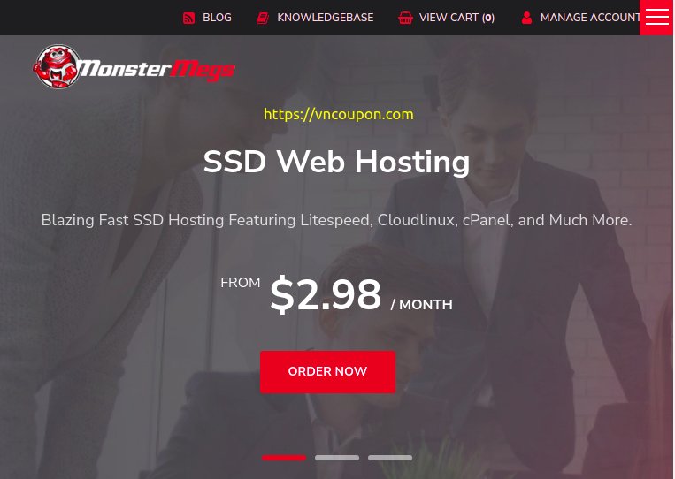 MonsterMegs – 优惠50% 虚拟主机 提供 最低 $5.95每月