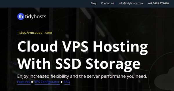 Tidyhosts - 优惠30% VPS 提供 最低 6.50英镑