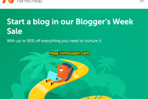 [Blogger’s Week Sale] Namecheap – 最高优惠95% 域名 & 优惠65% Hosting