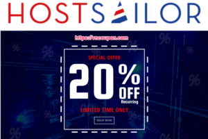 HostSailor Crazy Deals – 优惠券 & 优惠码 2022年 – 优惠20% on all servers, SSD hosting, VPS