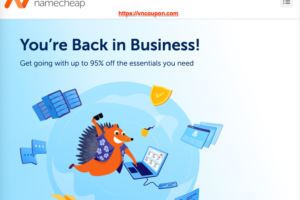 Namecheap Back in Business! Big sale with 优惠95% 域名、优惠66% Hosting