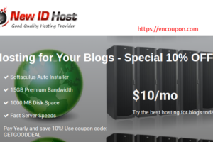 New ID Host – SSD VPS 特价机 最低 $16每月 – 31%折扣