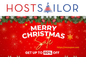[Christmas 2022] HostSailor – The圣诞节 sale has started! Get 最高60%