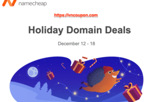 Namecheap Holiday Deals – 最高优惠92% top 域名