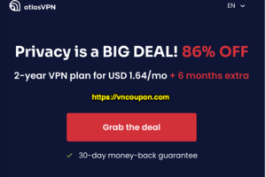 Atlas VPN – Privacy is a BIG DEAL 三月优惠信息!!! 优惠86%
