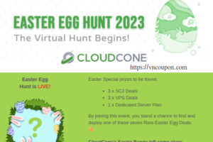CloudCone Easter Egg Hunt is Live! Cloud VPS 最低 $15每年