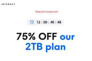 Internxt – LIFETIME Cloud Storage套餐 with 优惠75% on 2TB plan