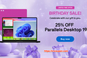 Parallels Birthday SALE – 节省 25% on Parallels Desktop 19