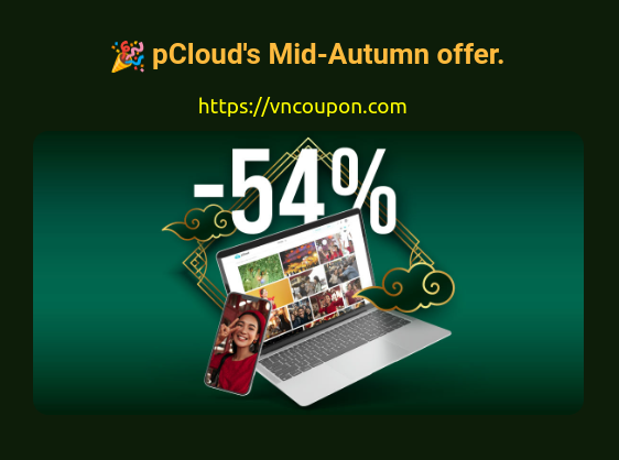 [Mid-Autumn Sale] pCloud – 优惠54% on Cloud Storage Lifetime套餐!