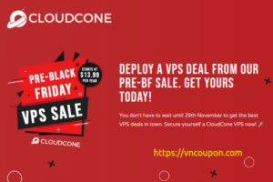 [黑色星期五 2024] CloudCone –折扣ed annual VPS deals 最低 $10.99每年、more!