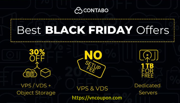 [黑色星期五 2023] Contabo – 优惠50% Object Storage with VPS/VDS + No fee setup + Update 网络星期一节日 2023 Offers
