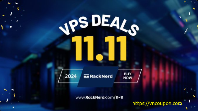 [11.11 SPECIALS] RackNerd – 特价机 KVM VPS 最低 $11.11每年