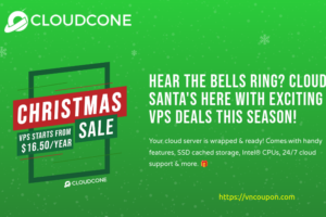 [Xmas 2023] CloudCone VPS圣诞节 Sale 最低 $16.50每年