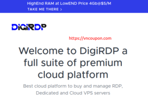 DigiRDP Exclusive deals – VPS 最低 $10每年 in LA/NY
