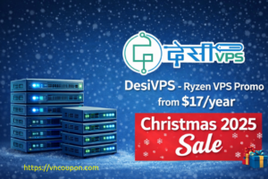 DesiVPS圣诞节 & New Year Offer – Ryzen VPS Promo 最低 $17每年