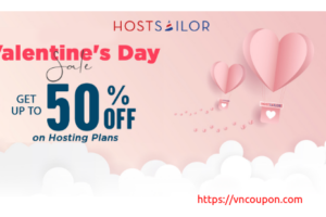 HostSailor 特价机 Valentine’s Deal with 优惠50% all services