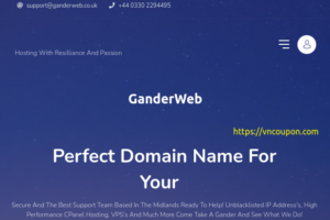 GanderWeb – AMD VPS Promo 最低 5.99英镑/m in UK