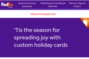 [11.11 Deals] FedEx Office Flash Sale – 优惠15% Holiday、Greeting Cards!